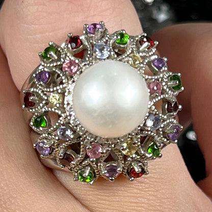 Pearl Princess Ring | Sterling Silver