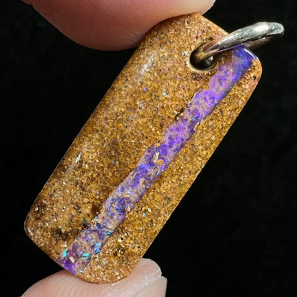 Pipe Boulder Opal Pendant #24