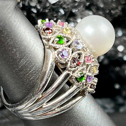 Pearl Princess Ring | Sterling Silver