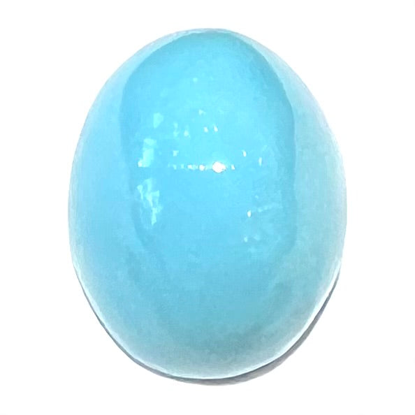 Loose Sleeping Beauty turquoise cabochon with bright polish.