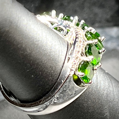 Chrome Diopside Ring | Sterling Silver