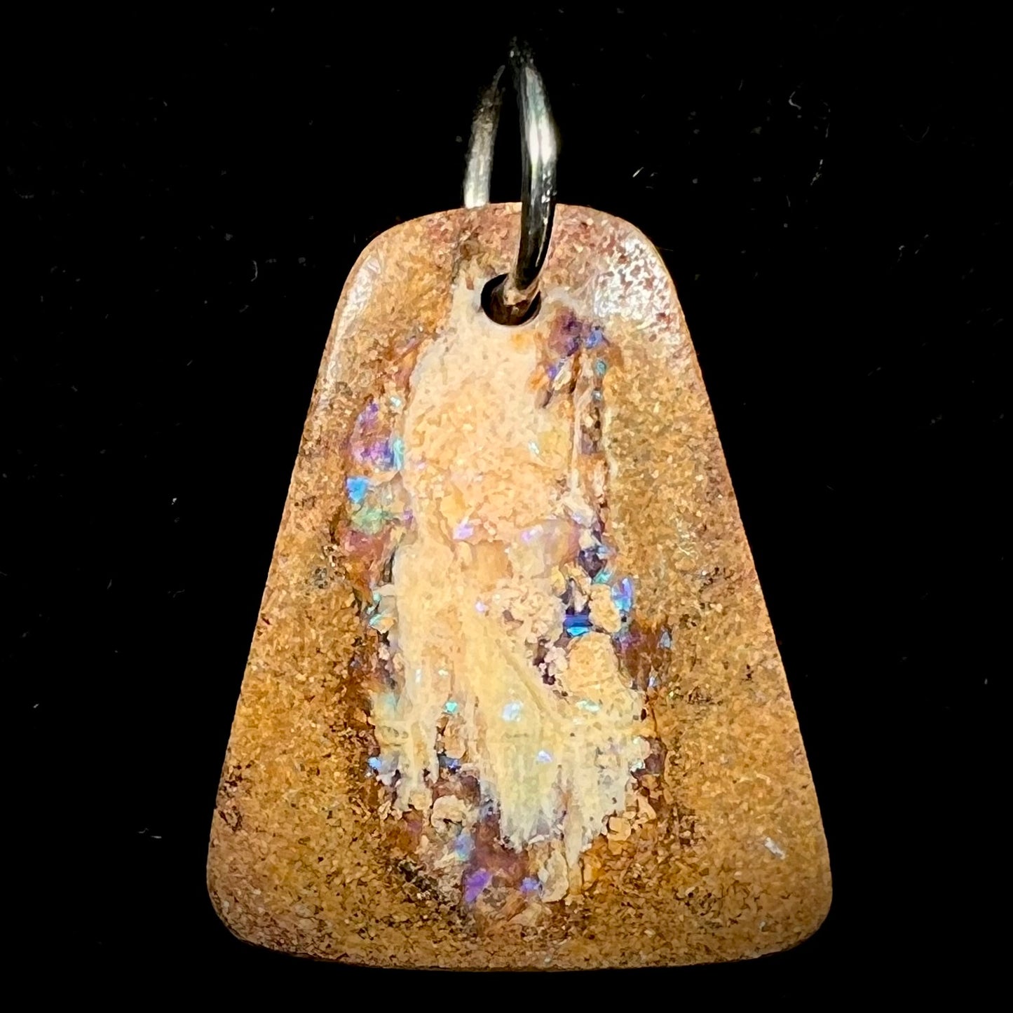 Pipe Boulder Opal Pendant #26