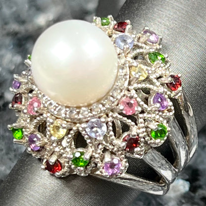 Pearl Princess Ring | Sterling Silver