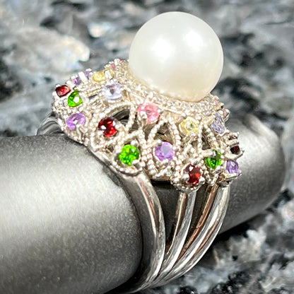 Pearl Princess Ring | Sterling Silver