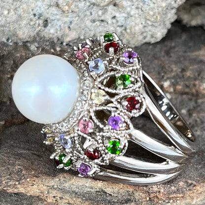Pearl Princess Ring | Sterling Silver