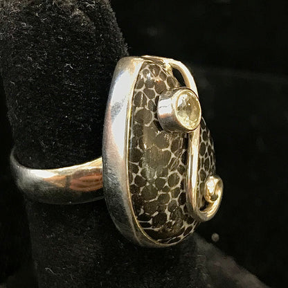 Spotted Jasper Ring | Sterling Silver