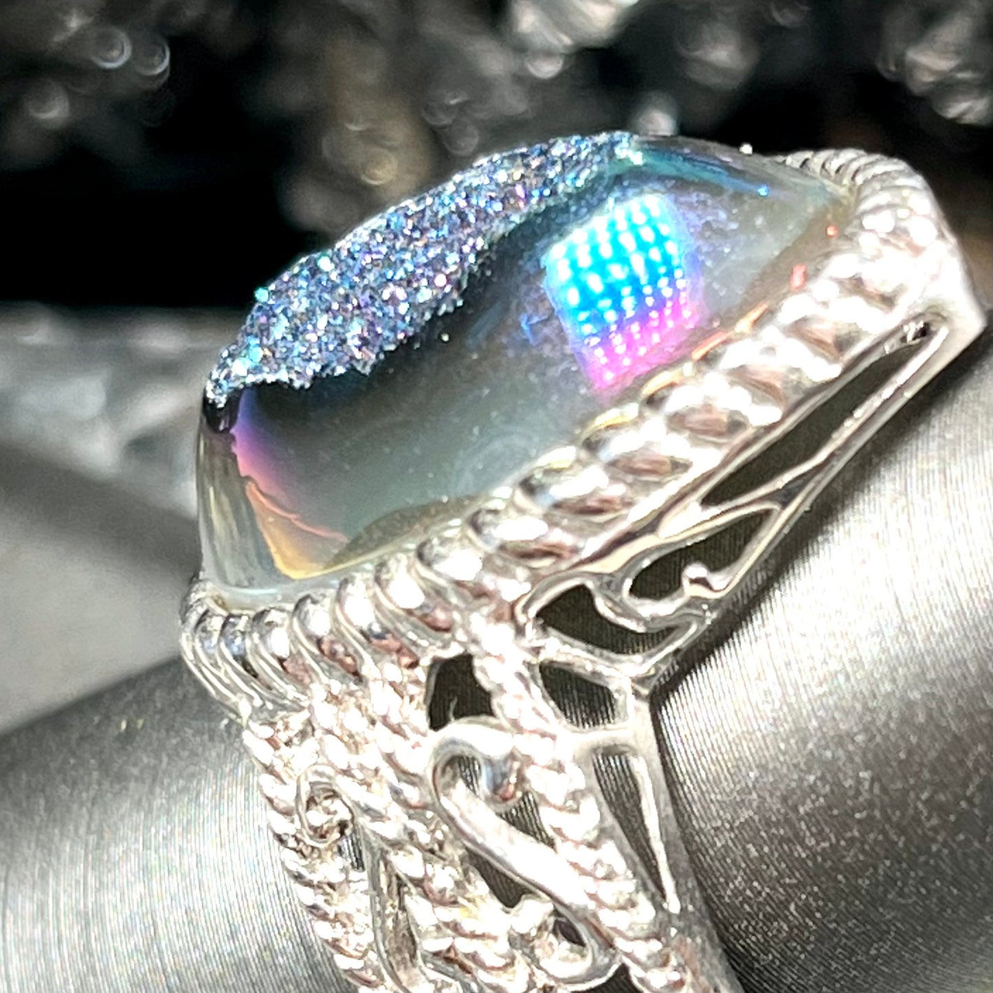 Druzy Quartz Ring | Sterling Silver