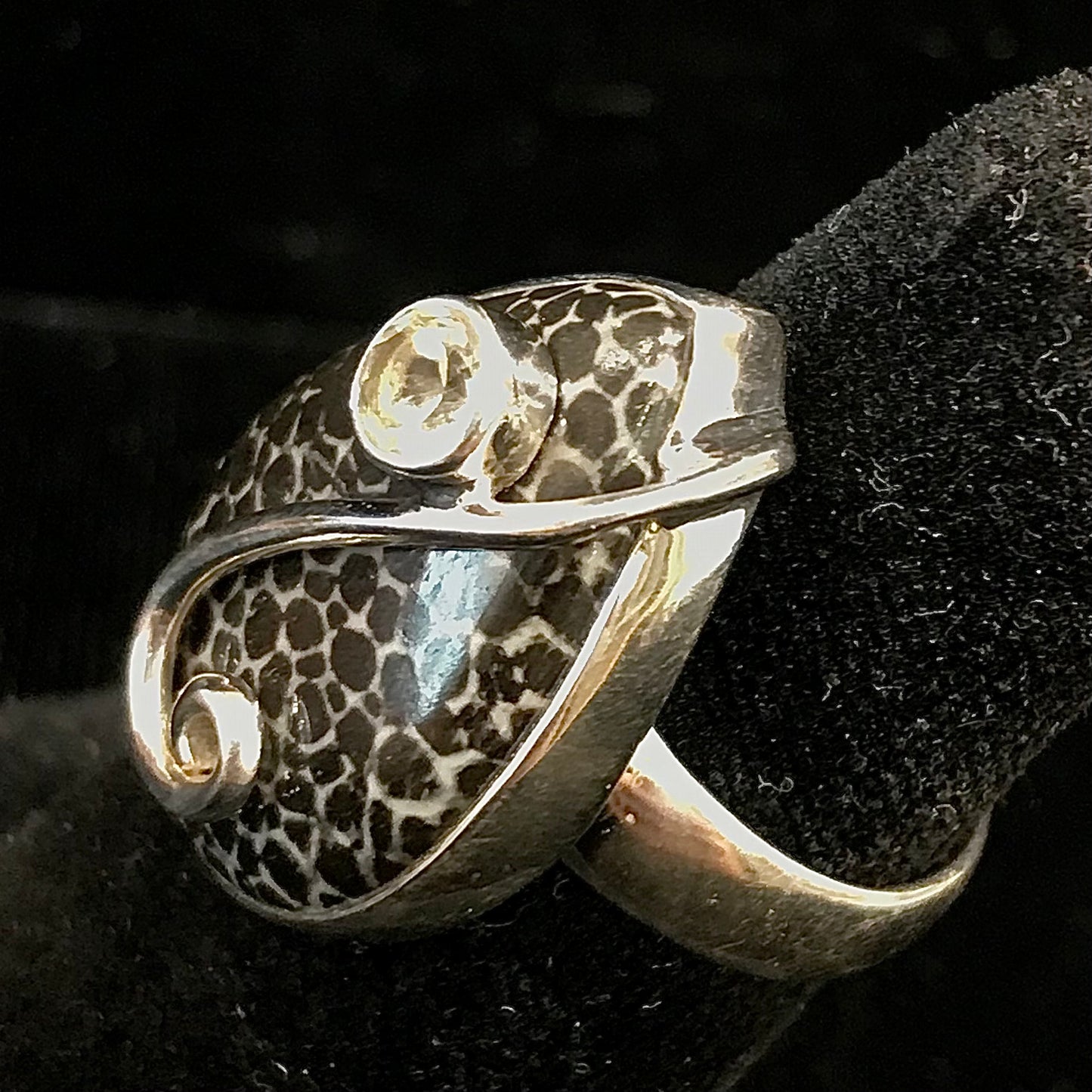 Spotted Jasper Ring | Sterling Silver