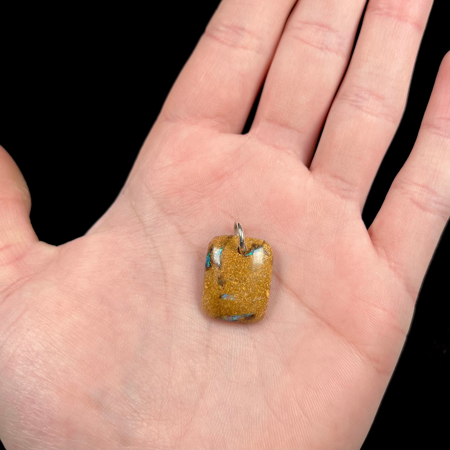 Pipe Boulder Opal Pendant #25