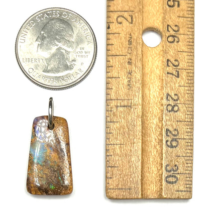 Pipe Boulder Opal Pendant #18