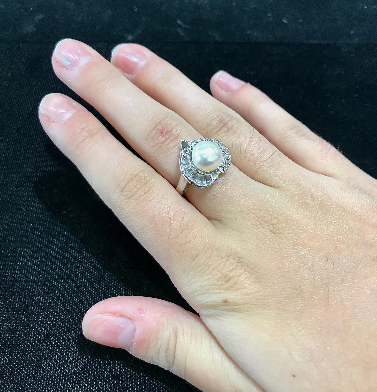 Freshwater Pearl Ring | Sterling Silver