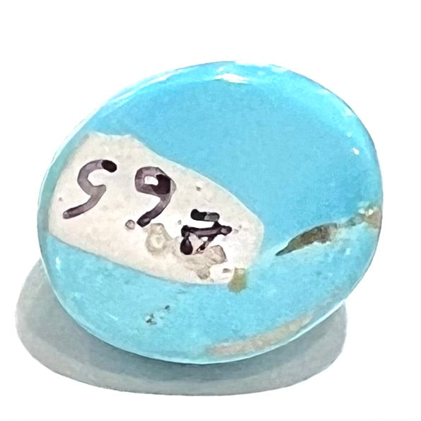 Loose Sleeping Beauty turquoise cabochon with bright polish.