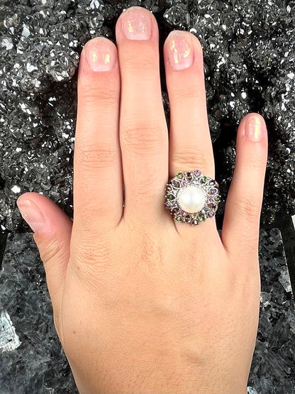 Pearl Princess Ring | Sterling Silver