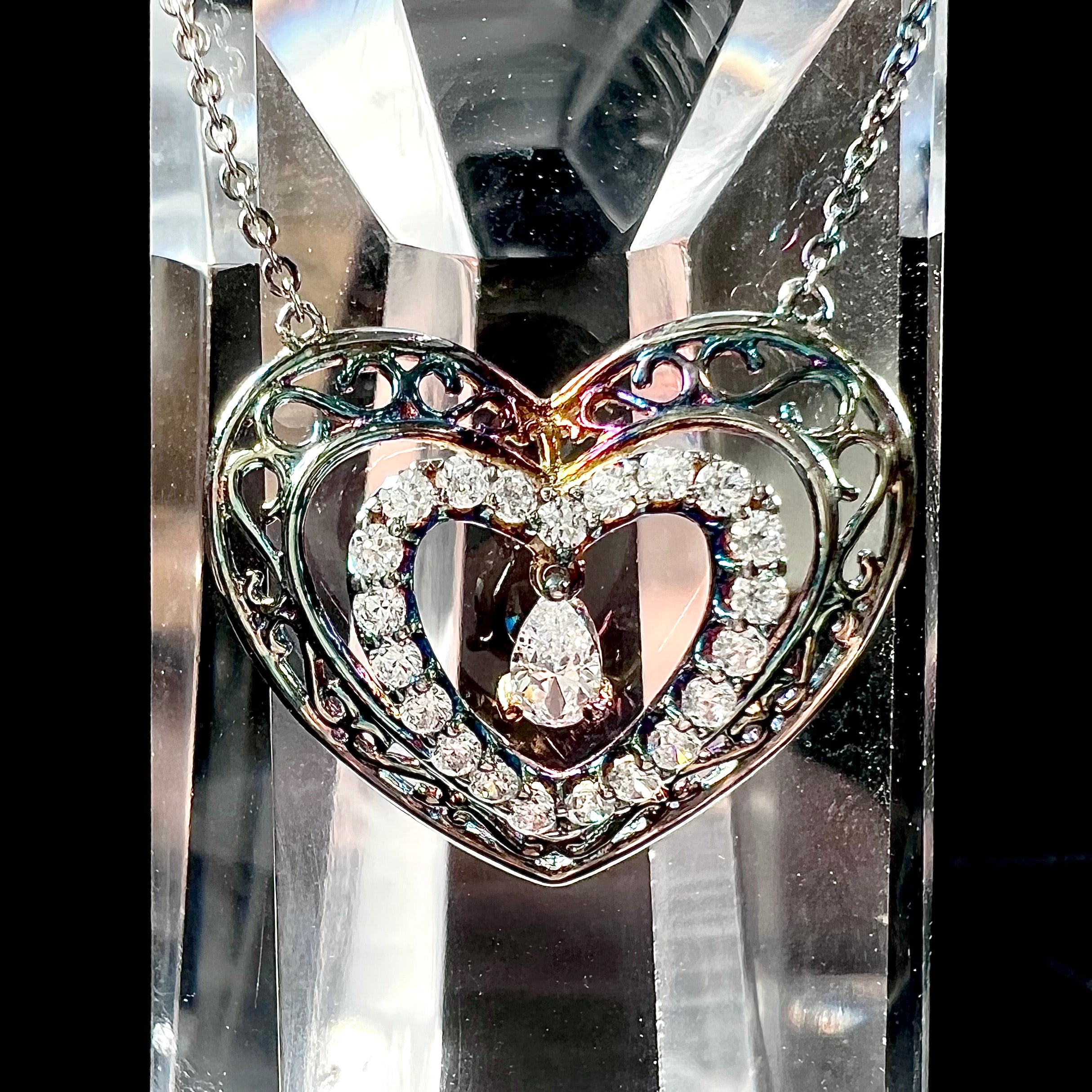 Cubic on sale zirconia heart