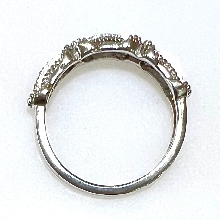 Yellow Diamond Band | Sterling Silver