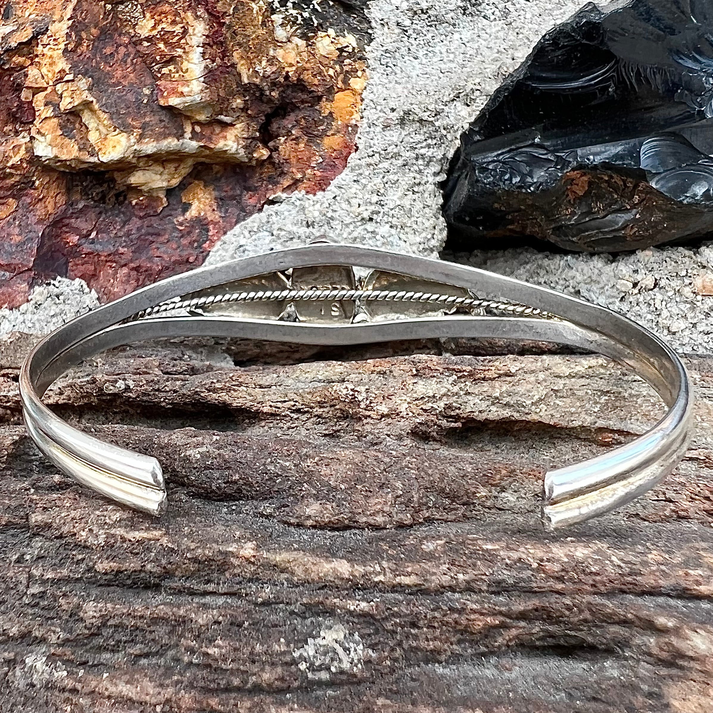 Handmade silver online cuff bracelet