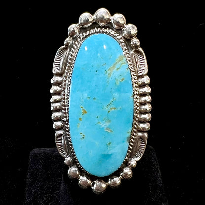 Sleeping Beauty Turquoise Ring | Sterling Silver | Estate