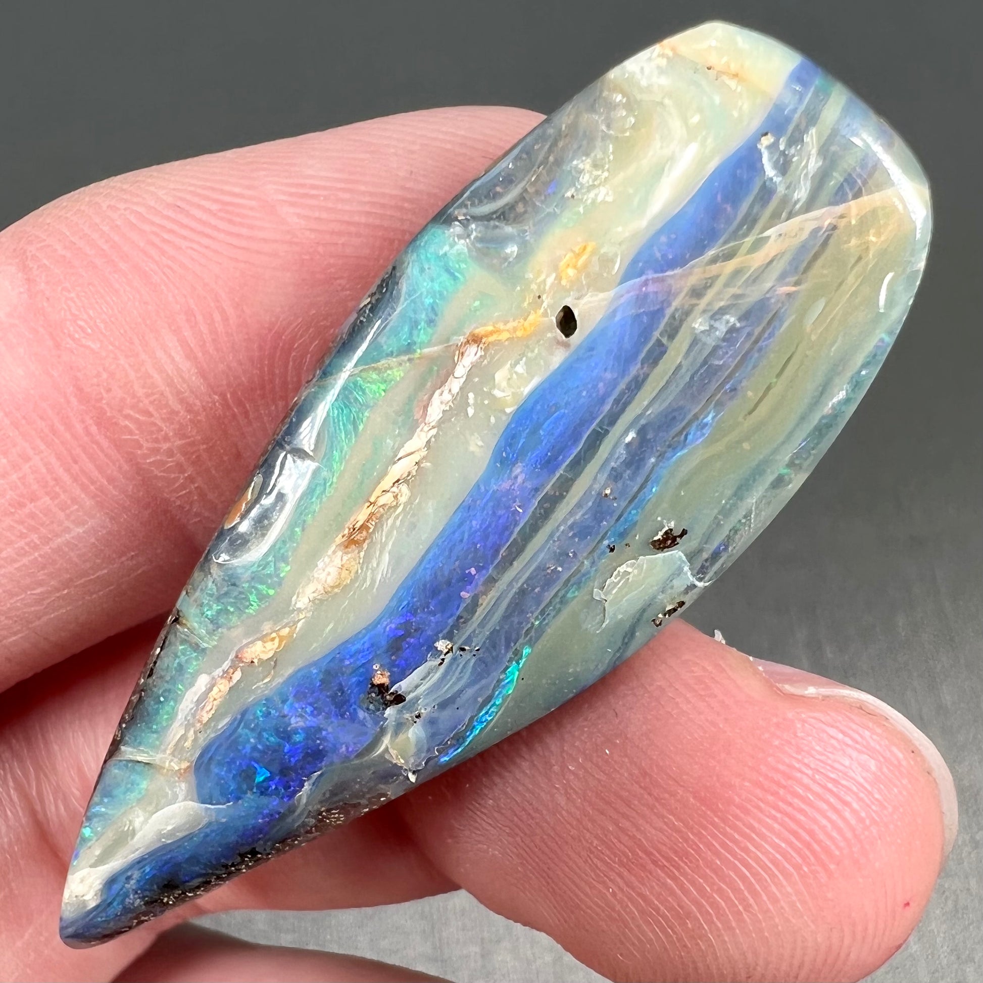 16.29ct Boulder Opal Oval Cabochon Cut