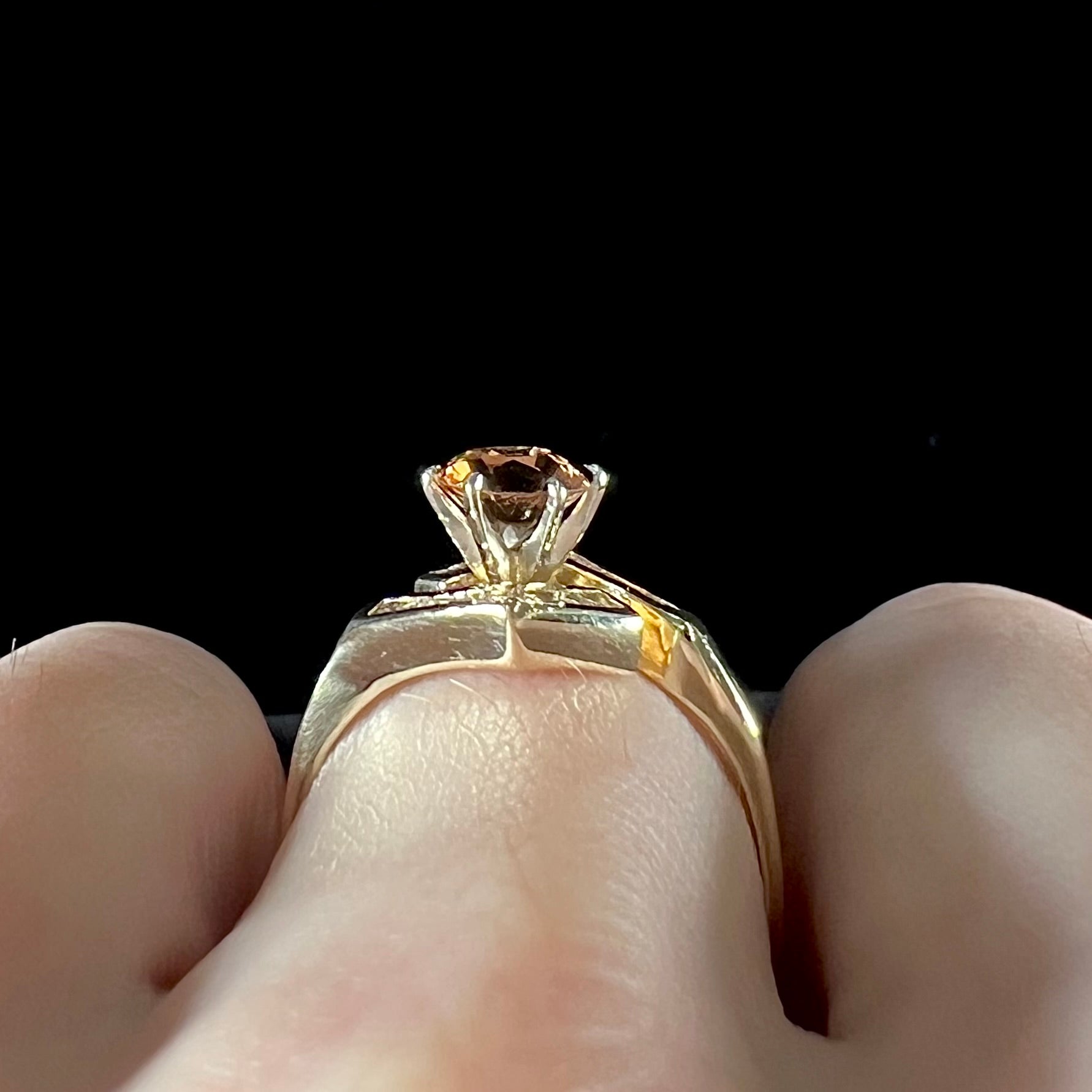 Blue Topaz Engagement Ring 1/4 ct tw Diamonds 14K White Gold | Kay