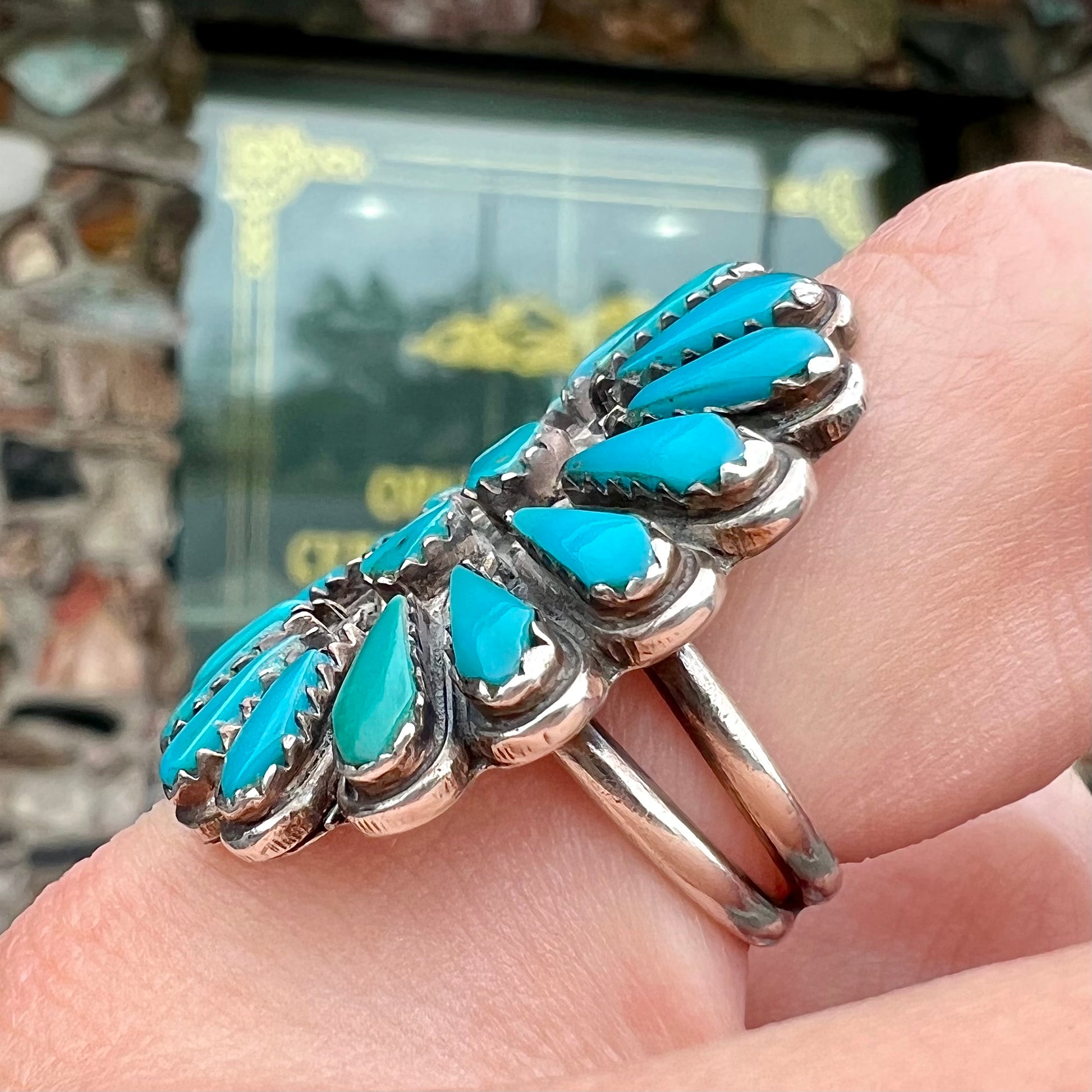 Turquoise Ring Red Indian Ring Turquoise Ring Native American