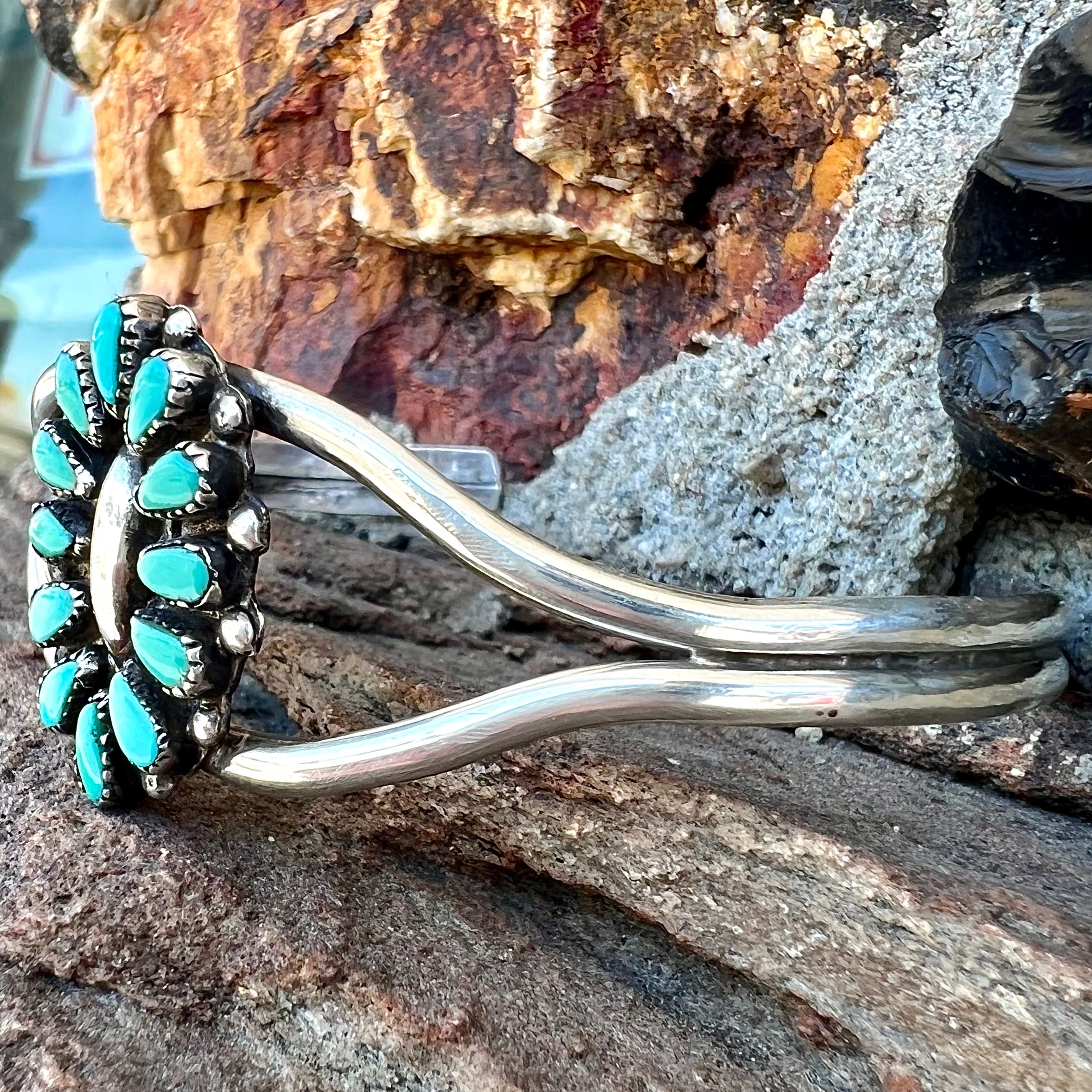 Vintage Zuni Cluster Bracelet – Vicki Turbeville
